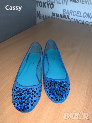 Чисто нови дамски обувки с камъчета, снимка 5 - Дамски елегантни обувки - 36804781