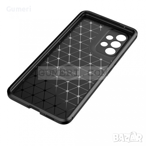 Samsung Galaxy A53 5G Силиконов Гръб Със Защита За Задната Камера - Карбон, снимка 6 - Калъфи, кейсове - 36540678