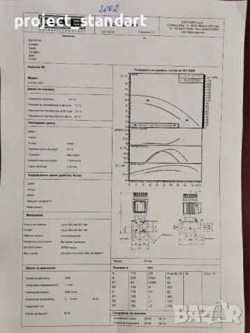 Продавам помпа DAB KLP 65, снимка 2 - Водни помпи - 48302793