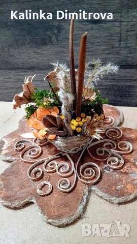 Ръчно изработени декорации с цветя., снимка 14 - Декорация за дома - 53089816