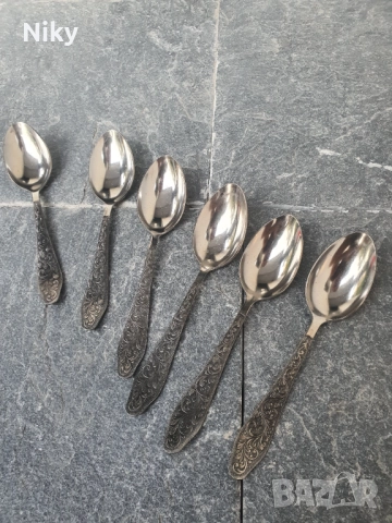 Руски лъжици 17 см., снимка 8 - Антикварни и старинни предмети - 51658085