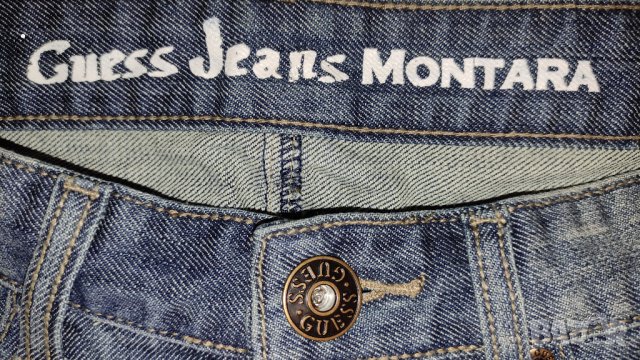 Дънки мъжки, Guess Jeans Montara, размер W32 L32, 85% памук, снимка 6 - Дънки - 40842093