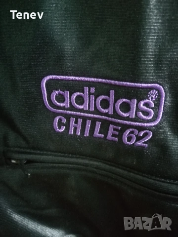 Adidas Chile 62 оригинално мъжко черно-лилаво горнище размер S, снимка 6 - Спортни дрехи, екипи - 53041627