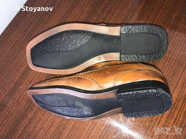 Чисто нови мъжки обувки от естествена кожа, внос от Германия, снимка 8 - Ежедневни обувки - 28370161