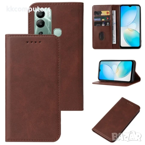 Infinix Hot 12i Magnetic Wallet Калъф и Протектор, снимка 2 - Калъфи, кейсове - 51274725