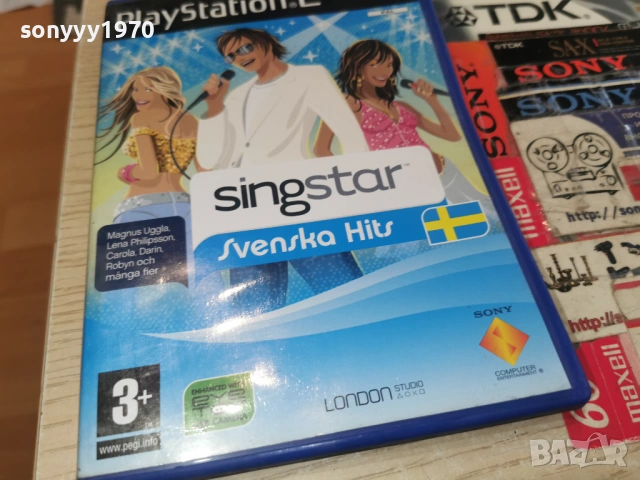 SONY PS2 GAME SINGSTAR SVENSKA HITS 2302261357