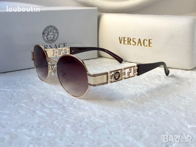 -25 % разпродажба Versace 2022 дамски слънчеви очила мъжки унисекс овални кръгли, снимка 8 - Слънчеви и диоптрични очила - 38685555