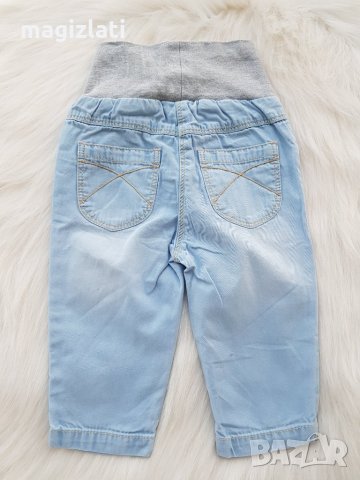 Летни дънки и блузка 3-6 месеца, снимка 5 - Комплекти за бебе - 28458433