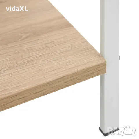 vidaXL Библиотека с 5 рафта, дъб, 60x27,6x158,5 см, инженерно дърво（SKU:288229）, снимка 4 - Други - 49513619