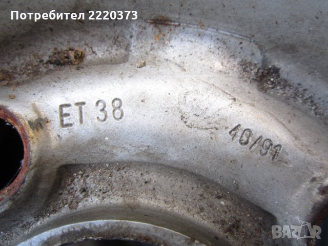 джанти метални 5 1/2jx13 H2 ET 38-318-19, снимка 3 - Гуми и джанти - 27064532