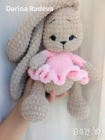 Амигуруми Зайче , снимка 3 - Кукли - 52309199