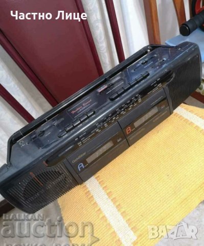 Рядък Модел Двукасетъчен Стерео Радиокасетофон Радио Касетофон Goldstar(сега LG) , снимка 1