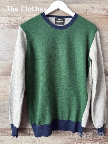 Пуловер Mads Noorgard 100% вълна, снимка 2 - Пуловери - 53453852