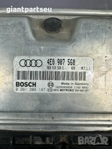 ECU Компютър Двигател за АУДИ А8 Д3 AUDI A8 D3 4E0907560, снимка 2 - Части - 49236116