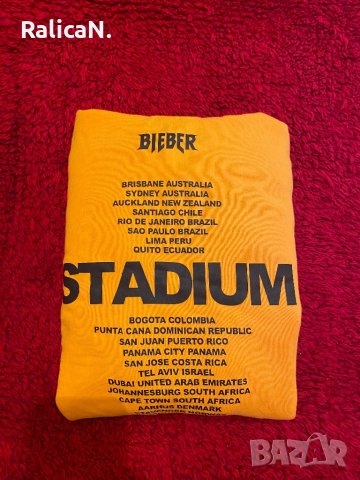 Худи Justin Bieber/Stadium Tour ново, снимка 5 - Фен артикули - 43541352