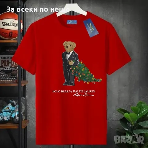 Унисекс Коледни тениски👚👕Мъжка тениска👕Дамска тениска Polo Ralph Lauren👚Код LFS225, снимка 4 - Тениски - 48255847