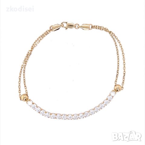 Златна дамска гривна 3,25гр. 16см. 14кр. проба:585 модел:20464-3