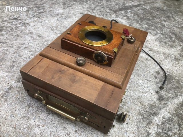 старинен салонен фотоапарат, снимка 15 - Антикварни и старинни предмети - 51135756