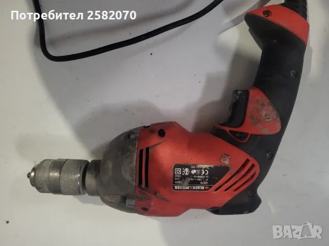 биеща дрелка black and decker 730w, снимка 4 - Други машини и части - 49422552