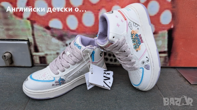 Английски детски кецове-Zara