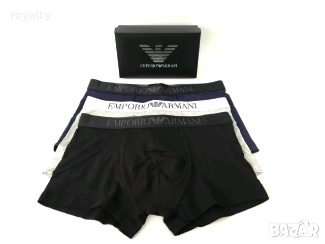 Emporio Armani Мъжки Боксерки/Слипове Различни Цветове и Модели , снимка 3 - Бельо - 52884328