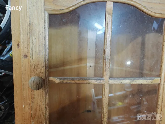 Ъглов дървен шкаф 47/47/82 см, снимка 6 - Шкафове - 49794837