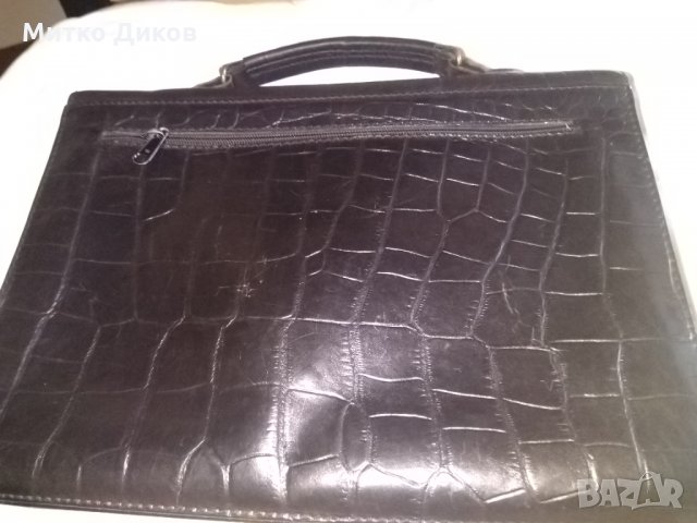 The Trehd made in Italy-мъжка чанта естествена кожа 36х27х7см, снимка 6 - Чанти - 33517084