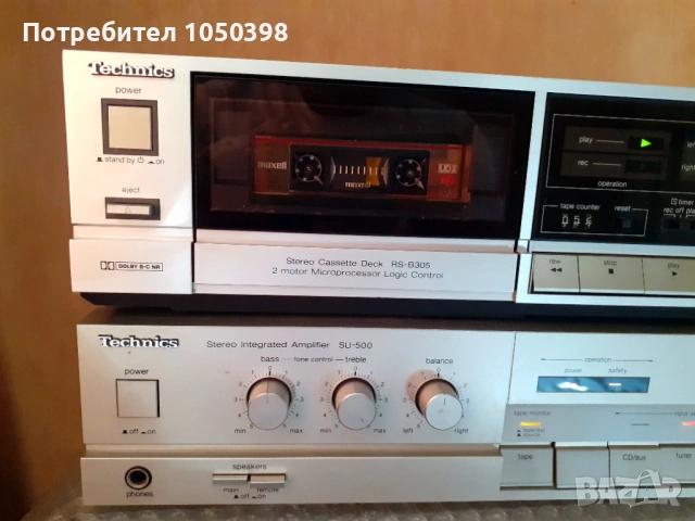 Усиловател Technics SU-500-Японски качествен-като нов, снимка 6 - Ресийвъри, усилватели, смесителни пултове - 53571453