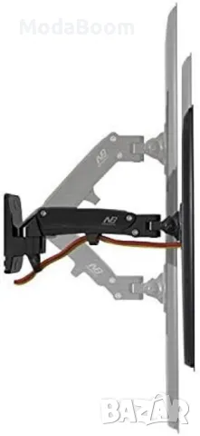 Ергономична гъвкава стойка за стена с едно удължение за монитори и телевизори (17"-27"), NB F120, снимка 4 - Стойки, 3D очила, аксесоари - 48904471