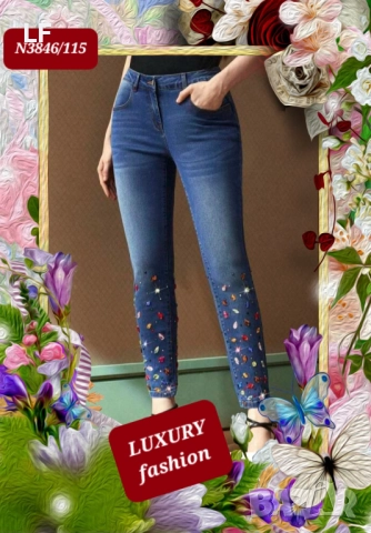 Дамски дънки, снимка 4 - Дънки - 52406618