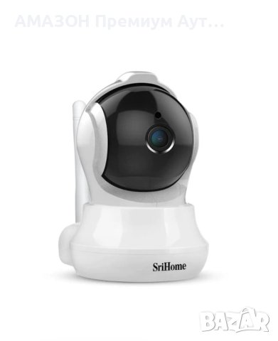 SriHome SH020 Вътрешна Full HD 1080P Smart IP camera Wifi RJ45,нощно виждане,сензор за движение, снимка 1 - Камери - 43176971