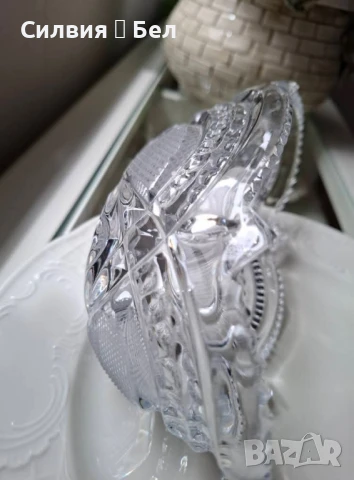 Ретро кристална купа , снимка 8 - Аксесоари за кухня - 50867456