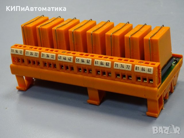 реле Weidmuller RSM8RS relay module 24VDC, снимка 2 - Резервни части за машини - 37257667