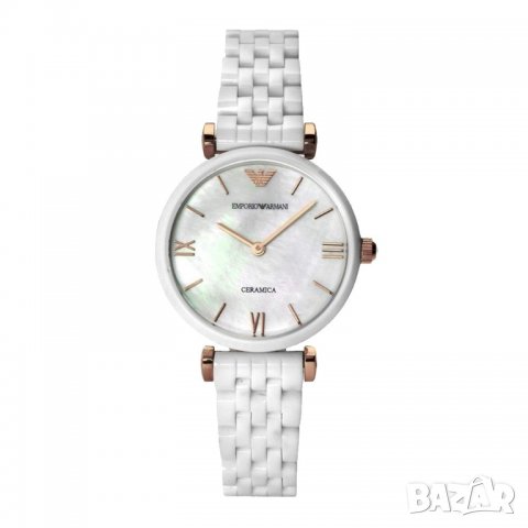 Оригинален дамски часовник Emporio Armani AR1486 Ceramica Gianni T-Bar -45%, снимка 3 - Дамски - 37776677
