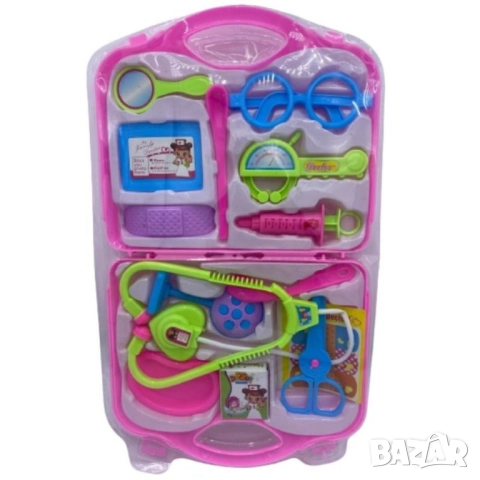 Детски медицински комплект за игра – с куфарче и реалистични аксесоари, снимка 2 - Други - 52054263