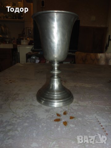 Испански калаен бокал чаша потир Pedraza Segovia, снимка 8 - Антикварни и старинни предмети - 43773909