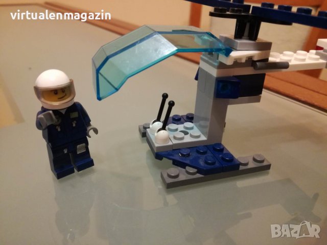 Конструктор Лего - Lego Police 30222 - Полицейски хеликоптер, снимка 3 - Конструктори - 38845393