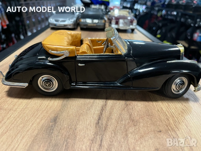 BBURAGO метална колекционерска количка модел MERCEDES BENZ 300S 1955г, снимка 2 - Колекции - 53154706