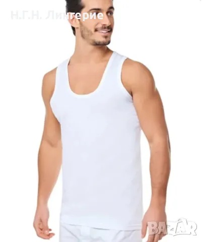 Мъжки потници материя 100% памук, снимка 3 - Бельо - 28240640