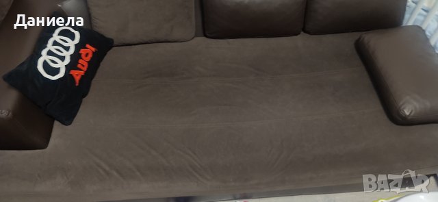 Разтегателен ъглов диван, снимка 1
