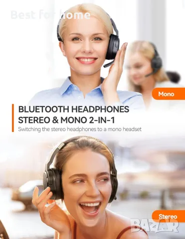 TECKNET Bluetooth слушалка с микрофон, снимка 2 - Други - 49406421