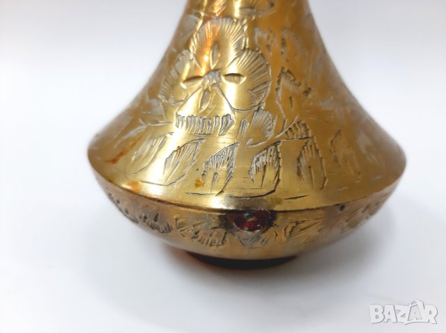 Стара арабска месингова ваза(1.3), снимка 2 - Антикварни и старинни предмети - 34775071
