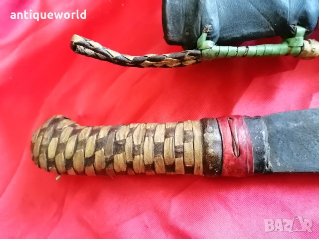 Огромна ТУАРЕГСКА Кама ,Меч ,Мачете 19 Век, снимка 3 - Антикварни и старинни предмети - 32959224