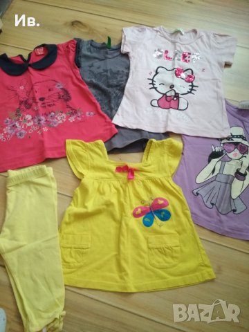 Летни дрехи за момичета, снимка 1 - Детски Блузи и туники - 32699179