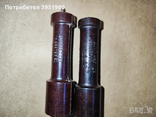 Стари бакелитови лули за свещи, снимка 2 - Части - 48623562