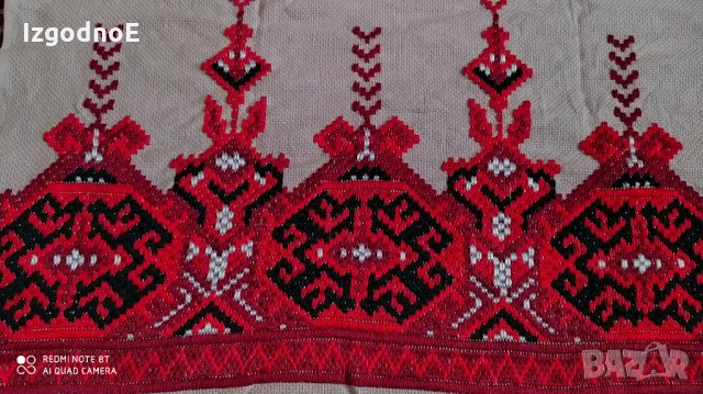 Лице за възглавница, ръчно шита, автентична, снимка 1