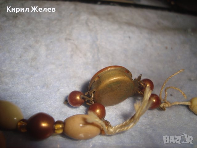 МНОГО СТАРА ОГЪРЛИЦА с ФАТУРАН - КЕХЛИБАР БАКЕЛИТ и МЪНИСТА МАЙСТОРСКА ИЗРАБОТКА РЕТРО КОЛИЕ 27960, снимка 7 - Антикварни и старинни предмети - 37094922