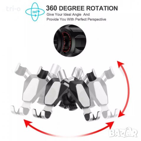 Универсална поставка за телефон за автомобил, снимка 3 - Аксесоари и консумативи - 27921436