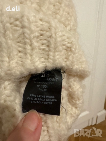 Isabel marant. Original Size M Страхотен пуловер, снимка 4 - Блузи с дълъг ръкав и пуловери - 53022118