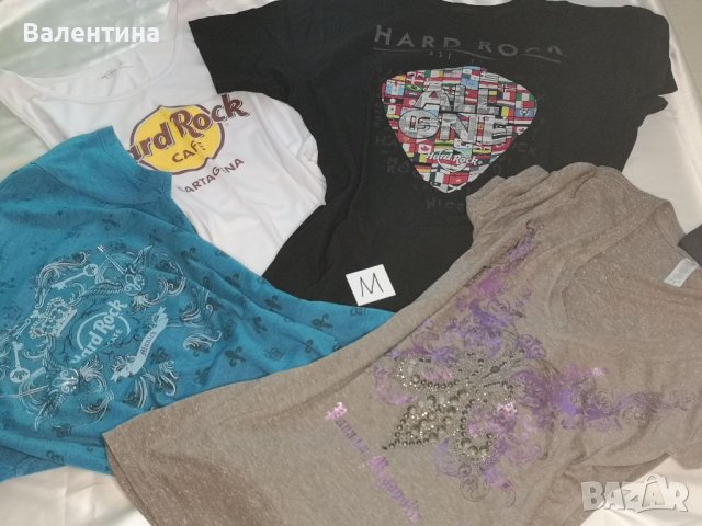 Голям лот тениски Hard Rock Cafe/хард рок кафе, снимка 4 - Тениски - 38261094
